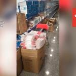 Retiradas 584.000 mascarillas y 7.250 test rápidos del polígono Cobo Calleja por incumplir la normativa