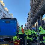 Atropello en Gran Vía