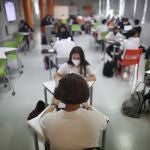 Una clase en la Comunidad de Madrid
