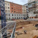 Las obras de la piscina de Cea Bermúdez