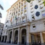 Vista del edificio de la Audiencia Provincial de Sevilla