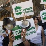 El malestar por el impuesto de sucesiones y donaciones está en la calle