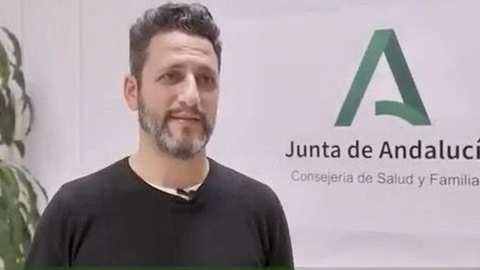 En la imagen, el director del Plan Estratégico de Vacunación de Andalucía, David Moreno