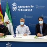 Pedro Villarejo, José María García Urbano y Alejandro Simón