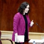 Sesión de control en la Asamblea de Madrid