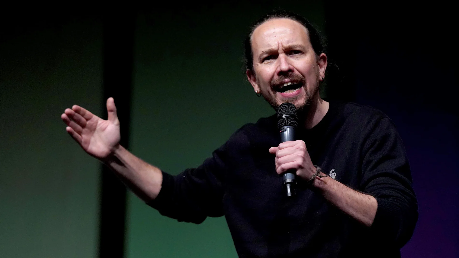El candidato a la presidencia de la Comunidad de Madrid y secretario general de Unidas Podemos, Pablo Iglesias