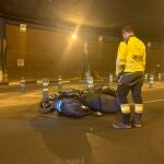 Accidente en el túnel de María de Molina