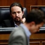 Pablo Iglesias e Íñigo Errejón