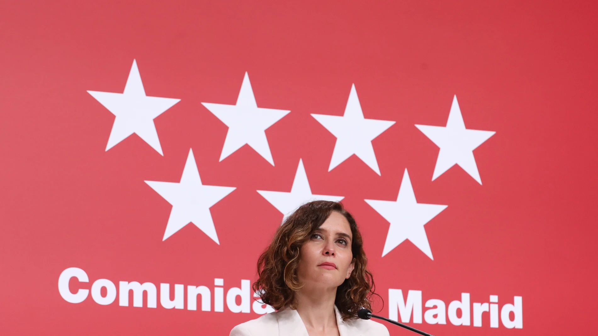 La presidenta de la Comunidad de Madrid, Isabel Díaz Ayuso