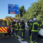 Accidente a la altura de Pinto
