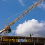 Imagen de edificio en construcción en Madrid