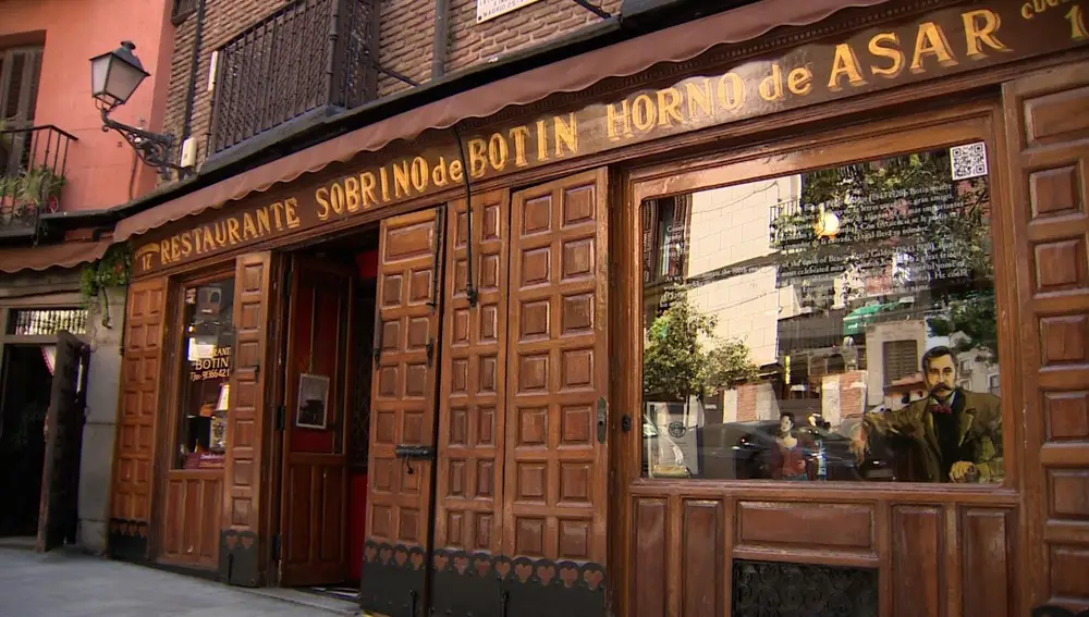 Fachada del restaurante Casa Botín, en Madrid.EUROPA PRESS30/06/2020