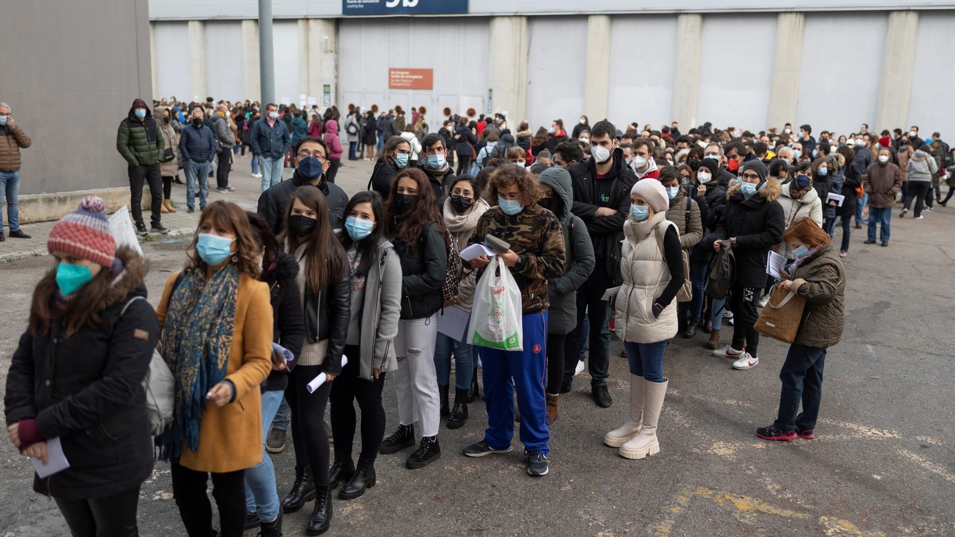 Imagen de opositores a la Administración Pública en Madrid