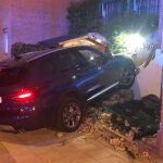 Coche empotrado en Majadahonda