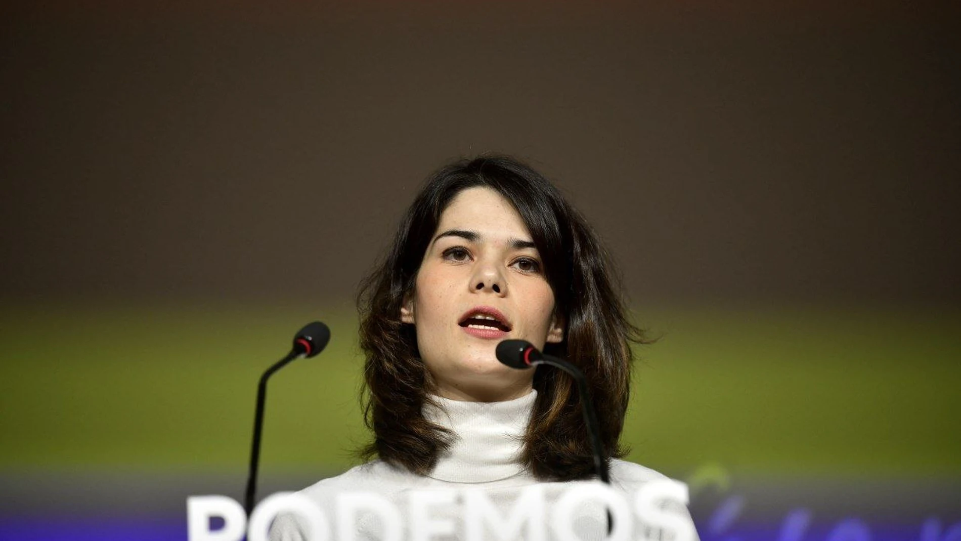 La portavoz de Podemos, Isa Serra