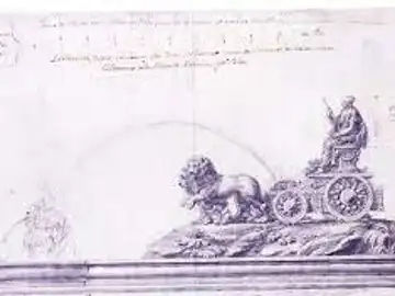 Boceto de la Cibeles Boceto de la Cibeles