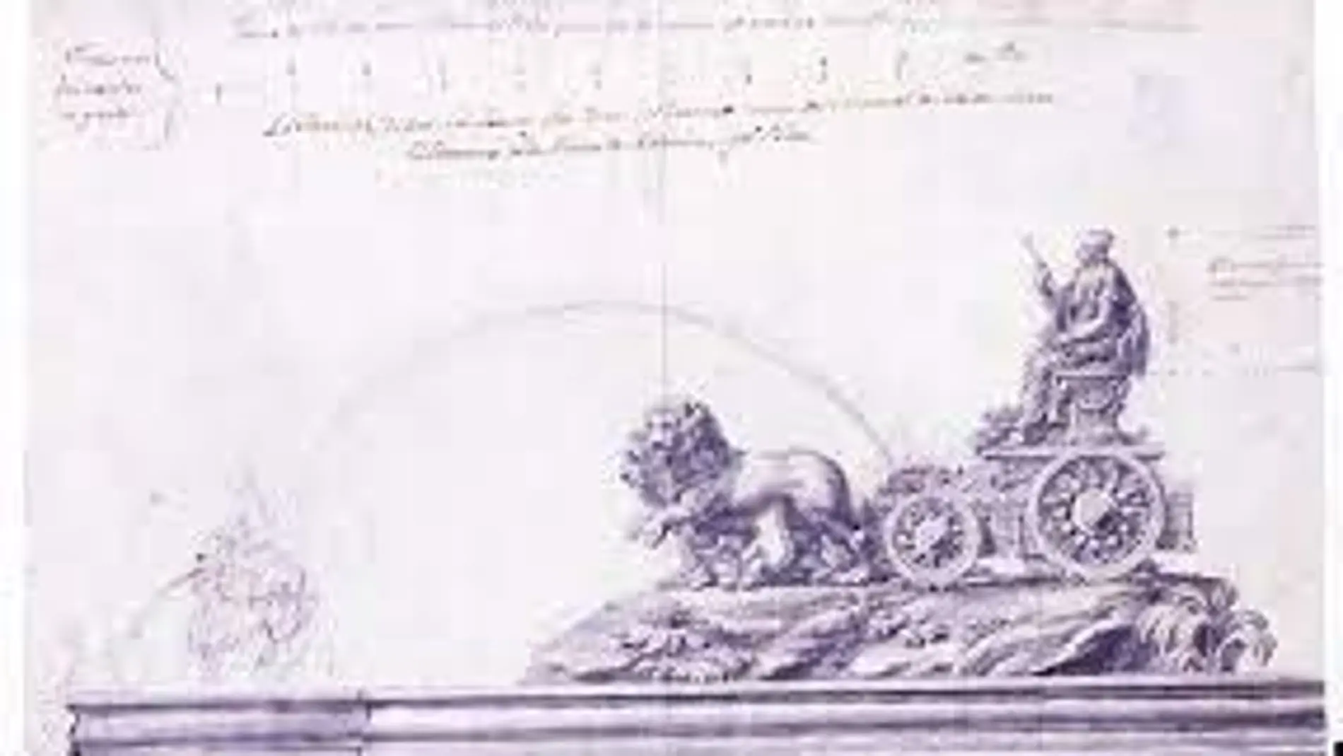 Boceto de la Cibeles