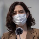 La presidenta de la Comunidad de Madrid, Isabel Díaz Ayuso