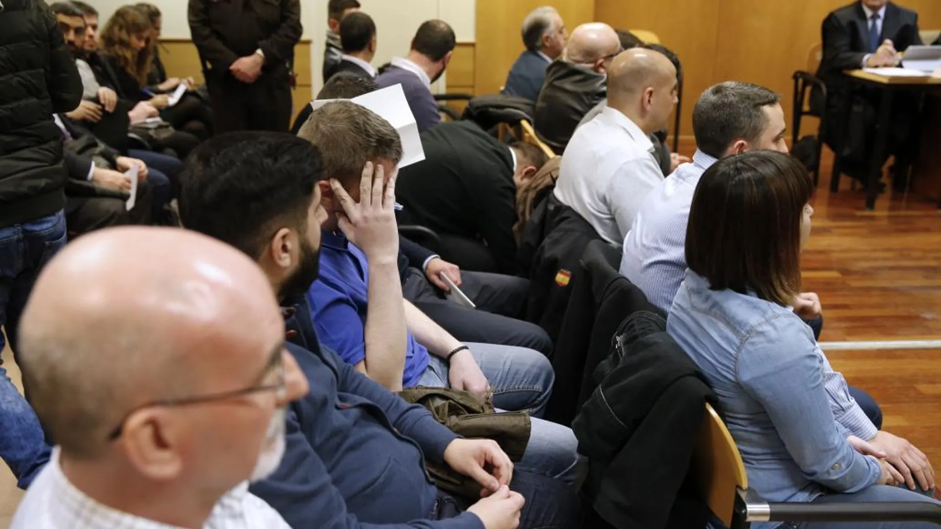 Imagen del juicio a los acusados del asalto a Blanquerna