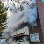 Incendio en una vivienda de Pozuelo de Alarcón