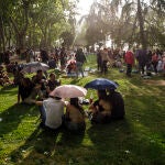 Lluvia en la pradera de San Isidro