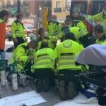 Herido muy grave un hombre tras recibir un fuerte puñetazo en la plaza de Lavapiés