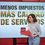 La presidenta de la Comunidad de Madrid, Isabel Díaz Ayuso