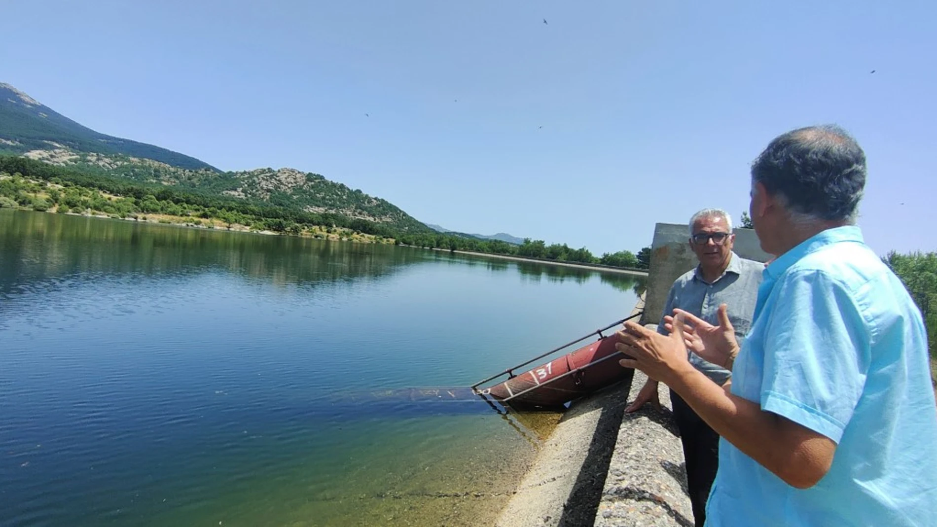 Canalización de la zona del embalse de Palancares hasta el depósito de la Hiruela en Soto del Real