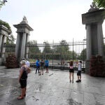 Imagen de la Puerta de la Independencia del madrileño Parque del Retiro