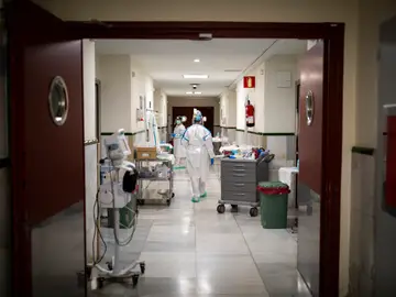 Imagen del interior del hospital Gregorio Marañón de Madrid Imagen del interior del hospital Gregorio Marañón de Madrid