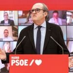 El portavoz socialista en la Asamblea de Madrid y candidato a la Presidencia de la Comunidad, Ángel Gabilondo