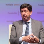 El vicepresidente de la Junta y consejero de Turismo, Regeneración, Justicia y Administración Local, Juan Marín, en una imagen de archivo