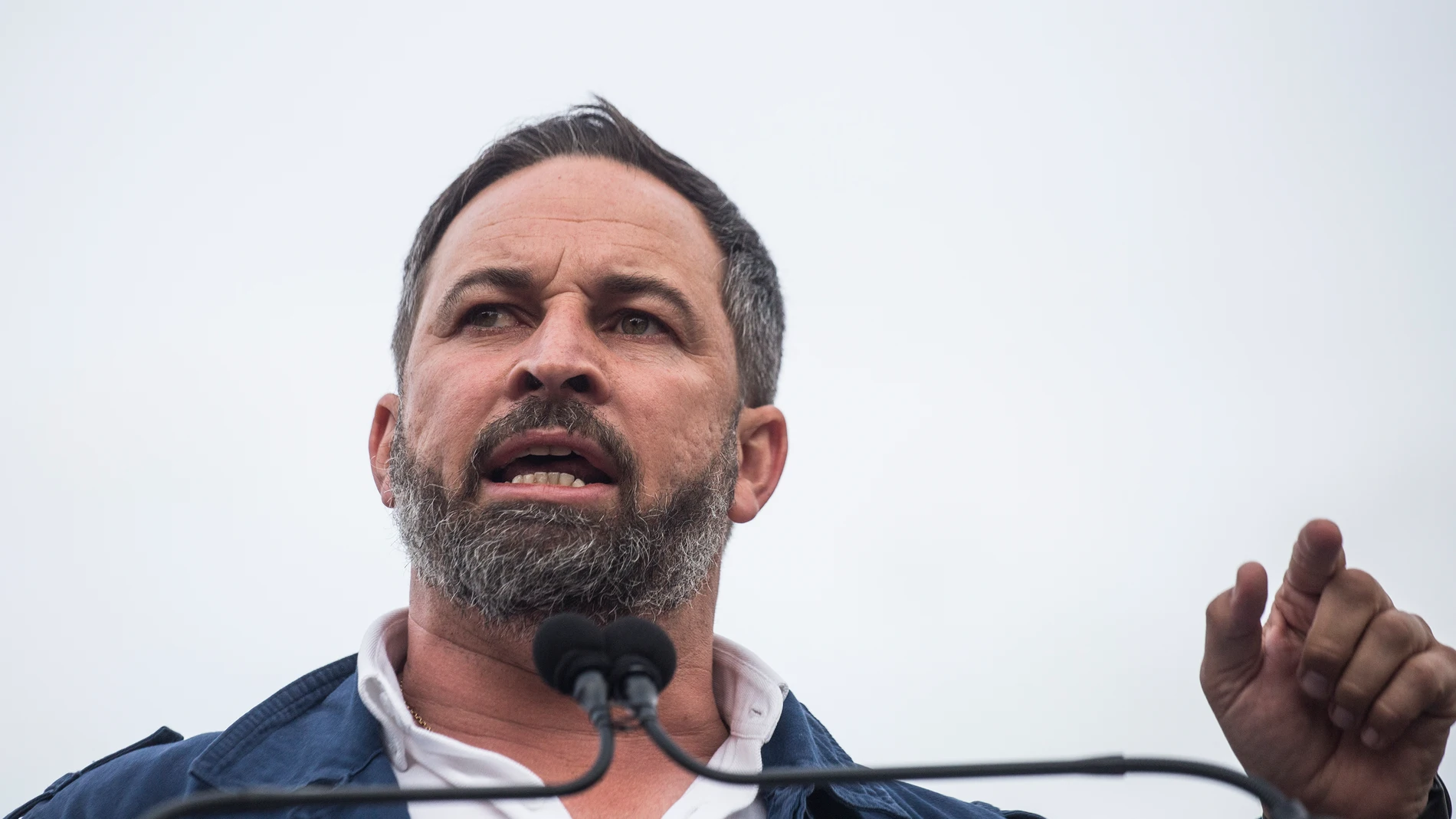 El presidente de Vox, Santiago Abascal