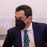 El presidente de la Junta de Andalucía, Juanma Moreno