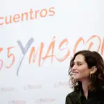 La presidenta de la Comunidad de Madrid, Isabel Díaz Ayuso
