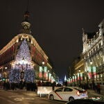 Luces de Navidad en el centro de Madrid