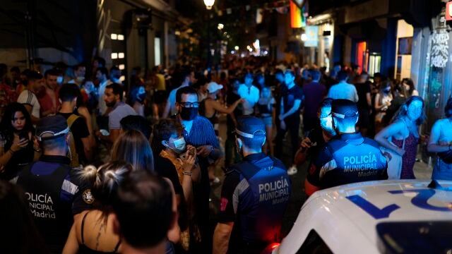 Policía controla los accesos a la zona de Chueca