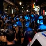 Policía controla los accesos a la zona de Chueca
