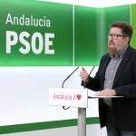 El portavoz adjunto del Grupo Socialista en el Parlamento andaluz, Rodrigo Sánchez Haro
