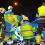 Un fallecido y dos heridos tras una colisión frontal entre dos vehículos en Getafe