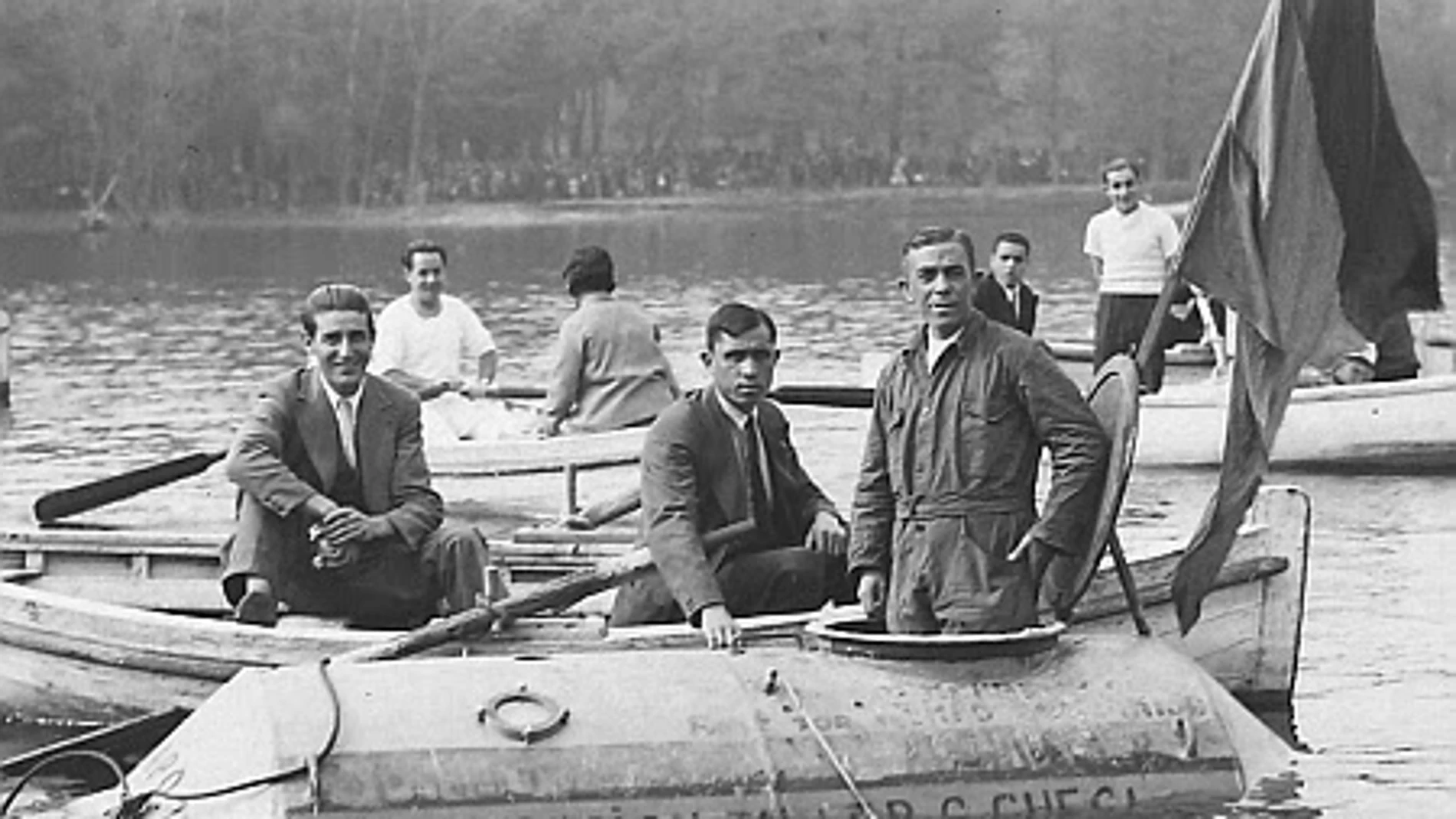 Submarino en la Casa de Campo de Madrid