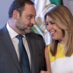 José Luis Ábalos y Susana Díaz, en una imagen de archivo