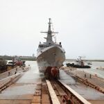 Imagen de la corbeta para Arabia Saudí de Navantia San Fernando