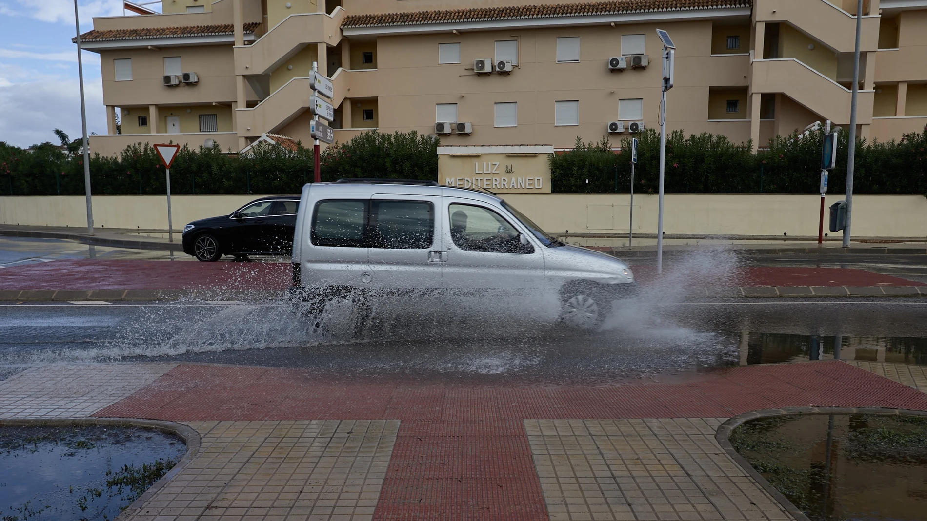 Las lluvias torrenciales dejan 204 litros en Pego, al norte de Alicante