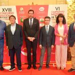 ICAL. El alcalde de Valladolid, Óscar Puente; la concejala de Cultura y Turismo, Ana Redondo, y el presidente de la Asociación Provincial de Empresarios de Hostelería, Jaime Fernández, así como los directores técnicos del Concurso Nacional de Pinchos y Tapas Ciudad de Valladolid y del Campeonato Mundial de Tapas, Luis Cepeda y Ángel Moretón, presentan el Concurso Nacional y VI Campeonato Mundial de Tapas
