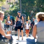 Turistas en el centro de Málaga