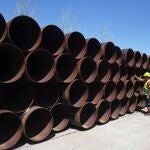 Tuberías para la construcción de un gasoducto