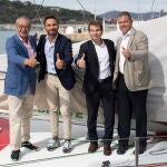 Luis Conde, presidente del salón; Josep Antoni Llopart, director del salón; Carlos Sanlorenzo, secretario general de la Asociación Nacional de Empresas Náuticas (ANEN); y Ignasi Armengol, director general de la Fundación Barcelona Capital Náutica (FBCN), presentaron la 60ª edición del Salón Náutico de Barcelona, que espera reunir a más de 55.000 visitantes