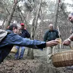 Participantes de un Curso Micológico en Ávila