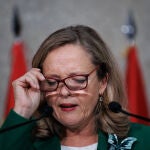 La vicepresidenta primera y ministra de Asuntos Económicos y Transformación Digital, Nadia Calviño